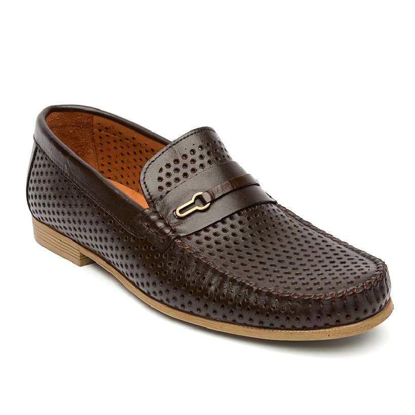 9252-2713-brown Туфли летн.муж.кожа-кожа коричневый